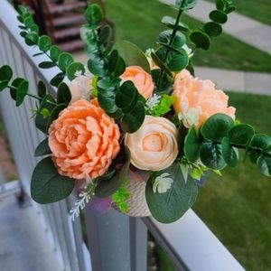 Handmade soap flower arrangements